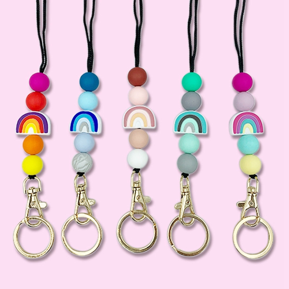 Customizable NHS Branded Durable Silicone Lanyards for Senior Doctors Workplace Identification Image 3