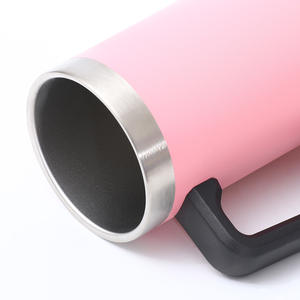 304 tasse à poignée en acier inoxydable 24oz portable grande capacité tasse à bière brésilienne scellée et étanche tasse à vide - Product Image 3