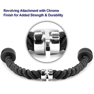 <span class=keywords><strong>Corda</strong></span> per <span class=keywords><strong>Tricipiti</strong></span> in Nylon con Doppia Impugnatura per Allenamento di Forza e Bodybuilding - Product Image 4
