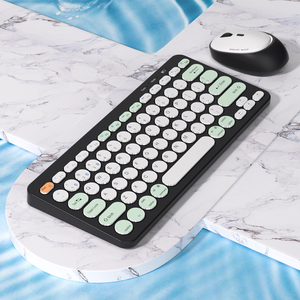 ชุดแป้นพิมพ์และเมาส์ไร้สายสามโหมดแบบชาร์จไฟได้เข้ากันได้กับแท็บเล็ตโทรศัพท์มือถือแล็ปท็อปแอนดรอยด์ - Product Image 6