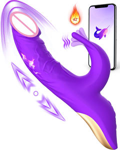 Poussée jouets sexuels pour adultes pour femmes G Spot Rose <span class=keywords><strong>Sex</strong></span> Toy avec fonction de chauffage 7 types de fréquences de vibration vibrateur gode - Product Image 3