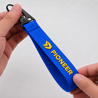 Dragonne personnalisée en nylon imprimé soie pour usage quotidien, avec mousqueton pivotant
