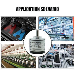 HLTNC Codeur photoélectrique ZSP3806 360PR Codeur rotatif incrémental ZSP3806 1000 Ppr 6mm 24 Voltz Roda Contador Suporte - Product Image 6