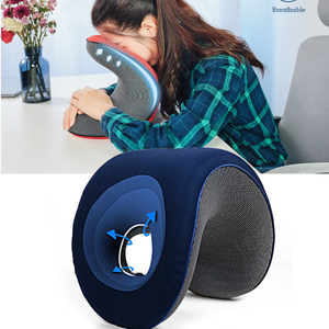 Custom Logo Personalized Orthopedic Office Memory Foam Neck Support <strong>Nap</strong> <strong>Pillow</strong> - Product Image 1