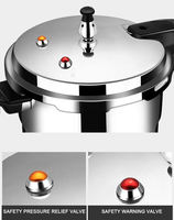 Autocuiseur en aluminium 3L-17L Vente en gros en usine Autocuiseur général pour cuisinière à gaz et à induction