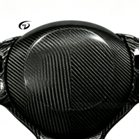 Volant chauffant et lumineux en cuir perforé rouge en fibre de carbone personnalisé de haute qualité pour Lexus IS250