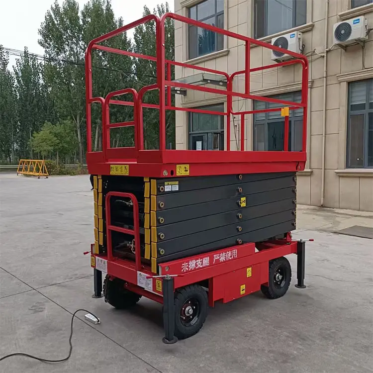 9ft 12ft New Portable hydraulic electric self propelled mini scissor lift for sale