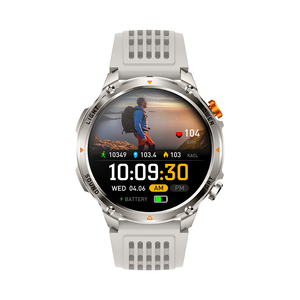 Montre connectée intelligente pour homme HT45, écran 1,<span class=keywords><strong>7</strong></span> pouce, batterie 1100 mAh, boussole, lampe torche puissante, appels Bluetooth, étanche - Product Image 2