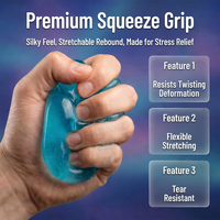 Jouet anti-stress en forme de glaçon, sans BPA, non toxique, souple, vente en gros pour l'Europe et l'Amérique
