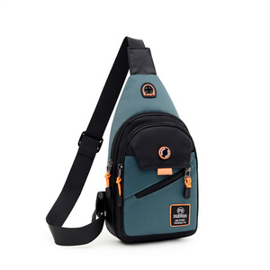 OEM Men's Stylish Business Single Shoulder Backpack Multi-Layer <b>Chest</b> Bag New Trendy Slant Cross Design Men's Messenger Bags - Product Image 2