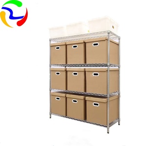 Çok fonksiyonlu paslanmaz çelik devirme raf mal ekran süpermarket fırın odası oturma odası ağır raf - Product Image 6