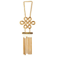 Grande taille 3.5 pouces 6pcs Carillon éolien Mystic Knot