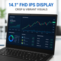 Laptop OEM Grosir 14.1 Inci FHD 1920x1080 Intel Core I5 1035G1 512GB SSD Casing Metal Notebook PC Portabel Windows 11