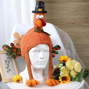 Funny Plush Turkey <b>Hat</b> Festive <b>Holiday</b> Decoration & Party Accessory for Christmas, Thanksgiving, and <b>Holiday</b> Celebrations - Product Image 4