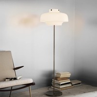 Lampe de table en verre nordique moderne, artistique et minimaliste, lumière décorative pour chambre à coucher, salon