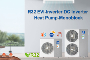 Sistema de Bomba de Calor Nulite CE R32, Bomba de Calor Wifi de 20kw, Bombas de Calor Evi de 20kw - Product Image 3
