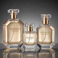 Flacon de parfum personnalisé 30ml 50ml 100ml en verre transparent avec vaporisateur fin, OEM ODM, étiquette privée avec boîte d'emballage