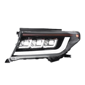 ชุดไฟหน้าสำหรับ LC200 ปี 07-15 แบบดัดแปลง ไฟ LED Daytime Running Light 12V 50W ไฟหน้า LED 12v สำหรับ Land Cruiser ปี 07-15 - Product Image 2