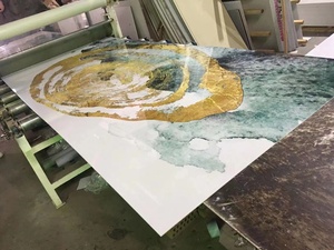 3D PVC Feuilles PET Type de Marbre Panneau Mural Ignifuge Faux Pierre Hôtel Moderne Panneaux Intérieurs Taille Personnalisée - Product Image 3