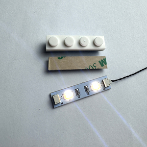 DIY Compatible <strong>Lego</strong> Building Block Lighting Accessory 0.8 Puncture End Expansion Plate 2hole 4hole 6hole 8hole Socket - Product Image 5