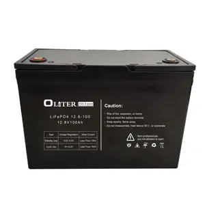 Deep Cycle Life nouvelle batterie au lithium 12.8v 100ah 200ah pour moto électrique