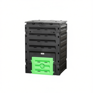 Compostador con Aireador Manual Verde, 3 Años de Garantía, Compostaje para Jardín - Product Image 1