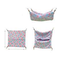 Sac de couchage pliable et portable pour animaux de compagnie, style enveloppe, en flanelle, motif dessin animé, carré, moderne et chaud, pour chats et chiens de petite taille - Grande vente
