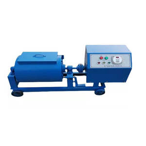 Mélangeur à béton horizontal à agitation forcé HX-15 15L, équipement de laboratoire portable - Product Image 1