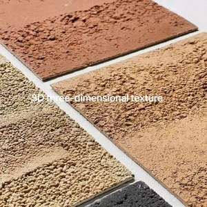 Moderno A-Class prefabbricato in pietra morbida con muro di terra battuta nuovo Moro pietra pietra colata decorazione murale grande lastra - Product Image 3
