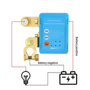 Interruttore di disconnessione della <span class=keywords><strong>batteria</strong></span> antifurto per autoveicoli 12V 2 tasti del <span class=keywords><strong>telecomando</strong></span> nuovo interruttore di controllo per interruttori automatici - Product Image 3