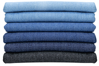 Denim Tissu Jean Indigo Haute Qualité Denim Coton+Polyester+Spandex Poids 8oz Compétitif