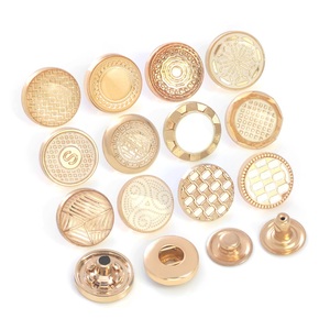 Custom 12mm Metal 4 Part Press Snap <b>Button</b> Garment Men's Suite Snap <b>Button</b> - Product Image 3