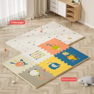 아기 놀이 매트 1.5cm 2cm 두꺼운 연동 거품 바닥 타일 어린이 퍼즐 매트 아기 크롤링 매트