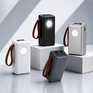 Station d'alimentation portable 50000mAh, batterie externe haute capacité, charge rapide 65W, batterie de secours, lumière LED, sangle de transport portable pour les voyages - Product Image 1