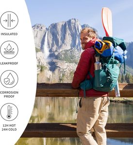 Bambow 32 Oz Water Bottle Insulated Water Bottles Water Bottle Stainless Steel Insulated Travel Stainless Water Bottles - Product Image 4