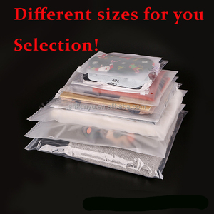 Bolsa de plástico de Mylar mate transparente reutilizable que se puede volver a cerrar al por mayor, bolsa con cremallera para ropa, ropa interior, gorras, calcetines, embalaje - Product Image 6