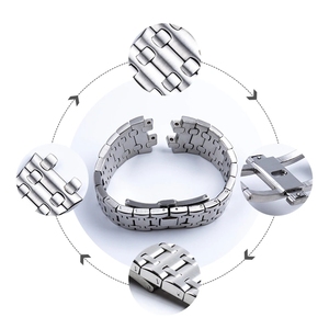 Accessoires de montre de luxe de haute qualité Bracelet de montre en acier 316L Bracelet de montre en acier inoxydable 26mm pour AP 15400 <span class=keywords><strong>15500</strong></span> Bracelet de montre - Product Image 2