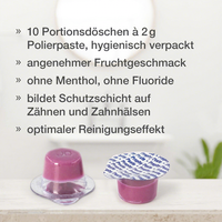 Soin dentaire, pâte à polir pratique pour éliminer les taches et le tartre avec de l'hydroxyapatite, 10g