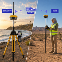 Station de base TopTech Super TK300 à commutation bi-mode, instrument de mesure GNSS RTK GPS, antenne de station de base GNSS RTK Rover