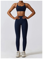 Ensembles de Vêtements de Sport Actifs 4 Pièces : Soutien-Gorge de Sport, Top, Veste de Yoga, Tenue de Gym, Ensembles d'Entraînement pour Femmes, Tenue de Sport et Fitness