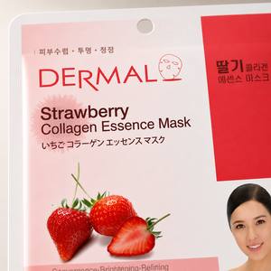 เดอร์มอล สตรอเบอร์รี่ คอลลาเจน เอสเซนส์ มาส์ก 23 กรัม แผ่นมาส์กหน้า - Product Image 4