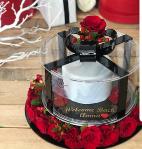 Alta torre <span class=keywords><strong>per</strong></span> cupcake quadrata in acrilico trasparente a 4 livelli, supporto <span class=keywords><strong>per</strong></span> vetrina in acrilico a 3 livelli, - Product Image 6