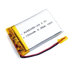 UL IEC62133 KC UN38.3 certificate Lipo Battery Li-ion rechargeable 853450 battery 3.7v1500mah for ElectronicToys - Product Image 2