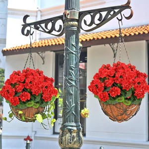 Bán Chạy Nhất Nhân Tạo Crabapple Hoa Bó Hoa Phong Lữ Nhân Tạo Filament Trang Trí Ngoài Trời Nhân Tạo Hoa Màu Đỏ Hoa - Product Image 5