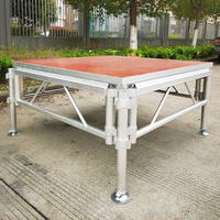 Structure de scène d'éclairage en aluminium réglable pour événements extérieurs, grande plateforme d'exposition assemblable