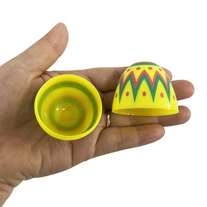Fillable Easter Egg Mold Plastic Easter Eggs Inflatable Giant Painted Easter Egg Packaging Decorations Hunt Toy Huevos De Pascua