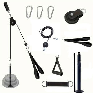 Skyhope-D Home Weight Arm <span class=keywords><strong>Biceps</strong></span> Lift Training Máquina de <span class=keywords><strong>polea</strong></span> de fitness ajustable <span class=keywords><strong>Cuerda</strong></span> de alambre de acero - Product Image 2