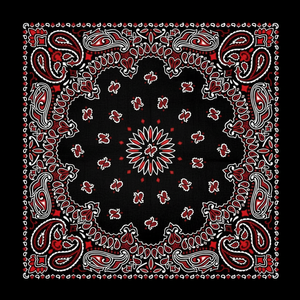 Bandana imprimé de haute qualité, tissu de foulard, matériau léger de qualité supérieure, service de marque blanche, approvisionnement en gros, faible MOQ - Product Image 1