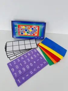 Montessori 10 Grid Children's Addition And Subtraction Children's Mathematical Toys Kindergarten Teaching Aids