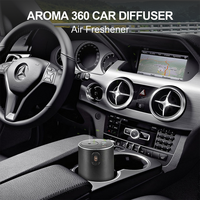 Diffuseur d'huiles essentielles électrique miniature sans eau pour la maison et l'hôtel, en métal, avec batterie/alimentation USB pour une utilisation en voiture